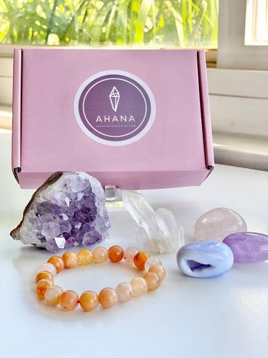 Curated Crystal Gift Boxes - High Quality Premium Grade Crystal Surprise Box Gift Set